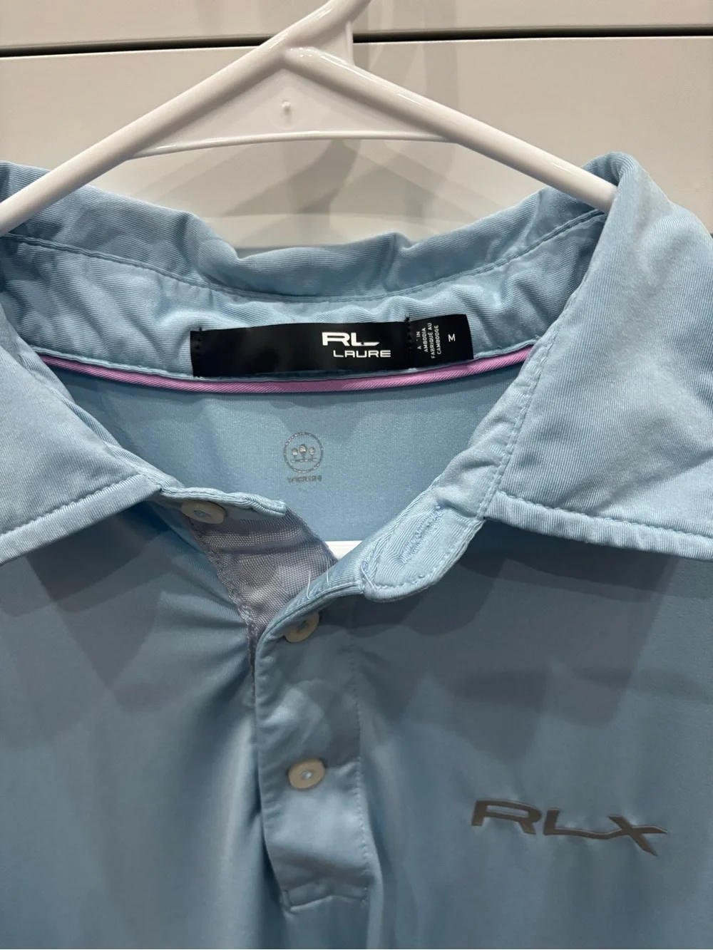 Ralph Lauren RLX Light Blue Men's Performance Polo
